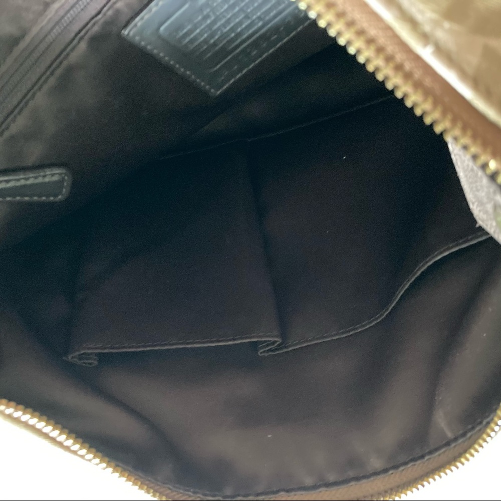 Coach Kristin Op Art Signature Hobo Sateen Bag - Picture 6 of 6